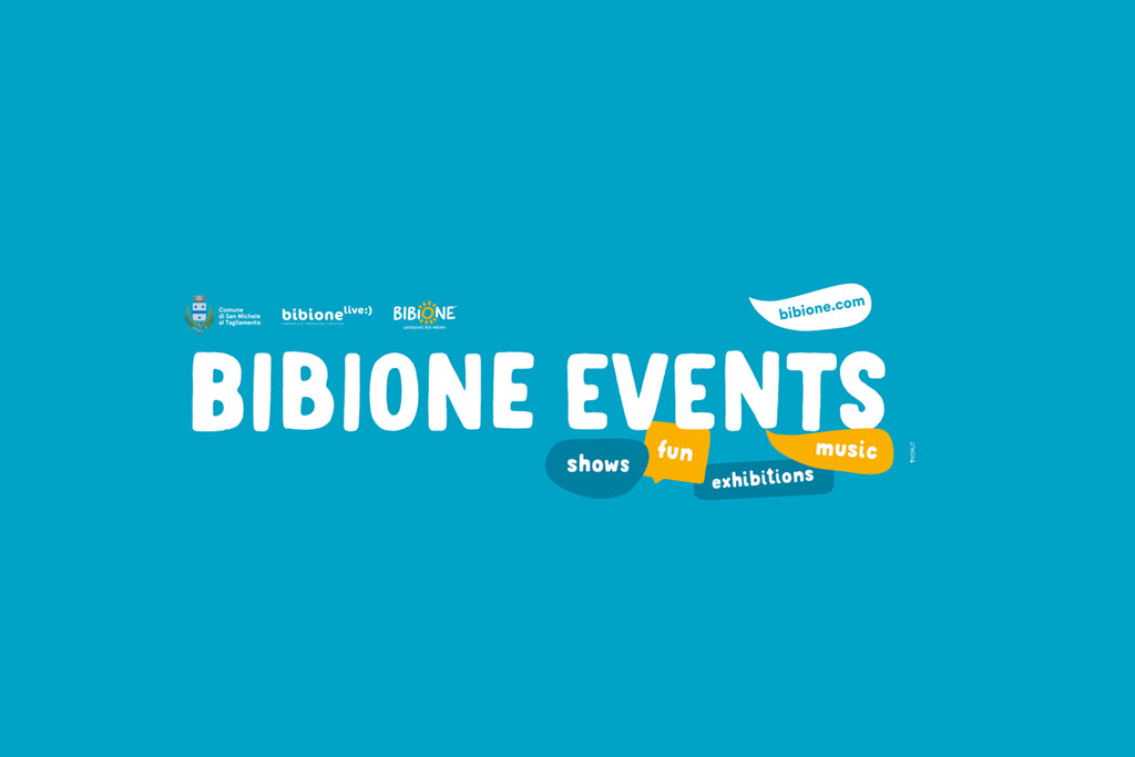 logo bibione events per bibione live e bibione.com