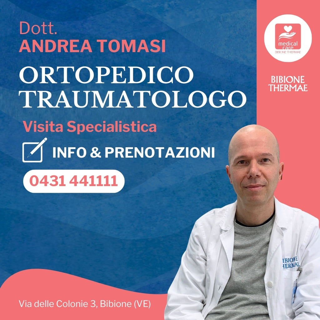 Ortopedico traumatologo Dott. Andrea Tomasi visita specialistica 0431 441111