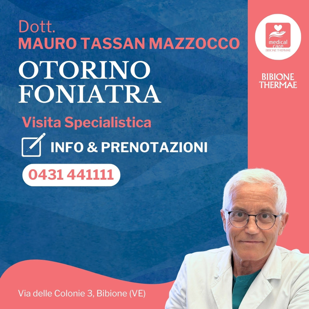 Otorino foniatra Dott. Mauro Tassan Mazzocco. Visita specialistica 0431 441111